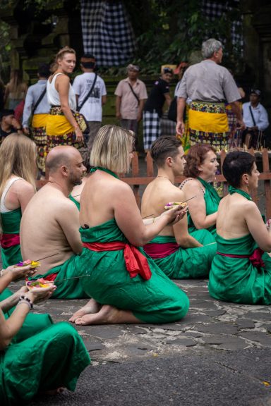 Ceremonie in Bali