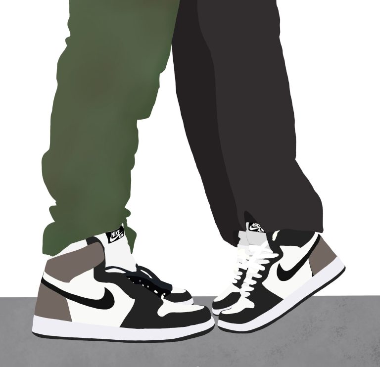 Illustratie sneakers