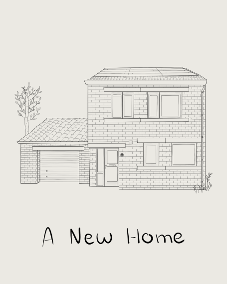 Illustratie nieuwe woning