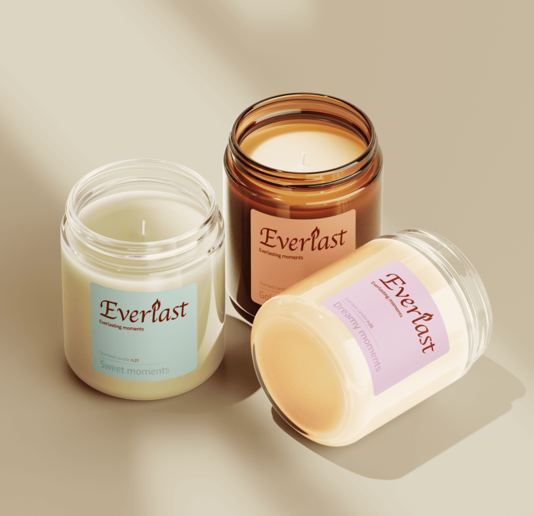 Ontwerp etiketten kaarsen