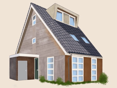 Huis illustratie
