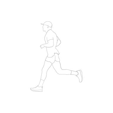 Illustratie hardloper